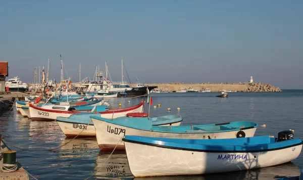 Boats in the port — Stock Photo, Image