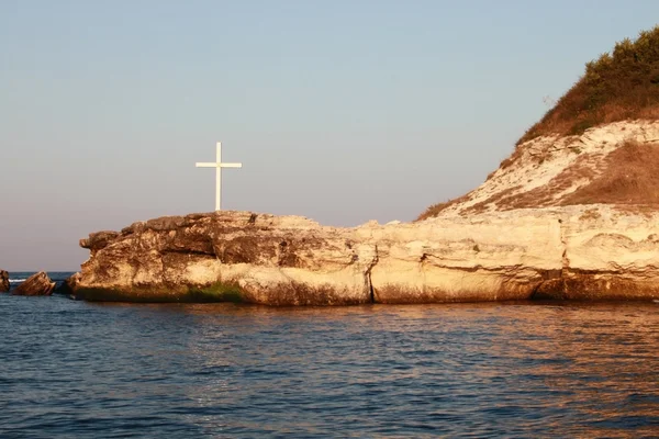 Σταυρός πάνω από τη θάλασσα — Φωτογραφία Αρχείου