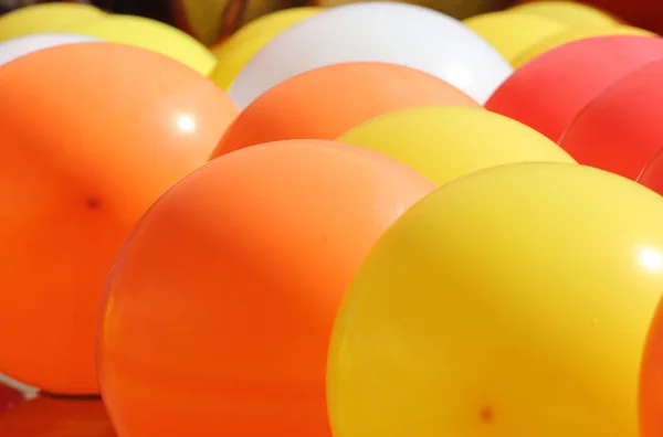 色彩艳丽的气球作为纹理或背景的图片 — 图库照片