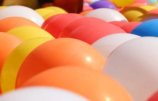 Image Rapprochée Ballons Colorés Comme Texture Fond — Photo