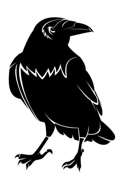 Crow vector — Stock Vector