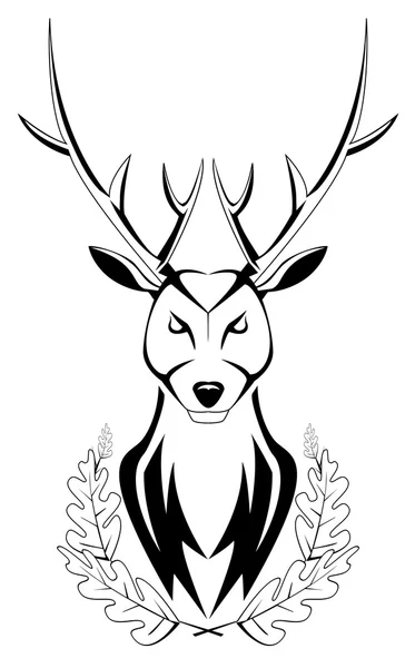 Deer vector — Stock Vector