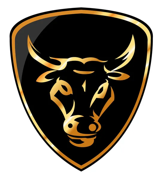 Bull symbol — Stock Vector