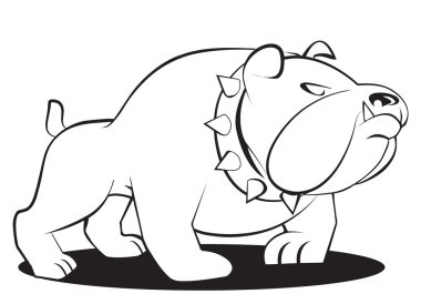 Bulldog vektör