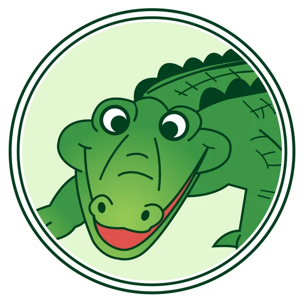 Crocodile vector — Stock Vector