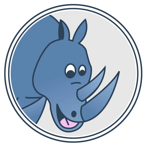 Vecteur Rhino — Image vectorielle