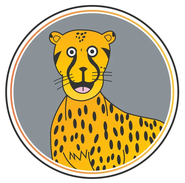 Vettore di ghepardo — Vettoriale Stock