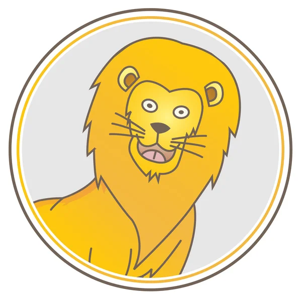 Vecteur de lion — Image vectorielle