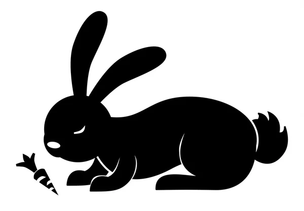 Carotte de lapin — Image vectorielle