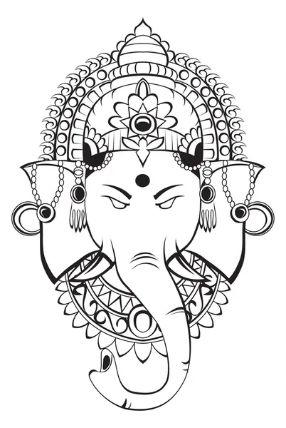 Ganesha vektör — Stok Vektör