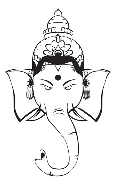 Ganesha Rechtenvrije Stockillustraties