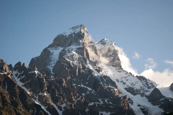 Peaks of mountain Ushba — Stock Photo, Image