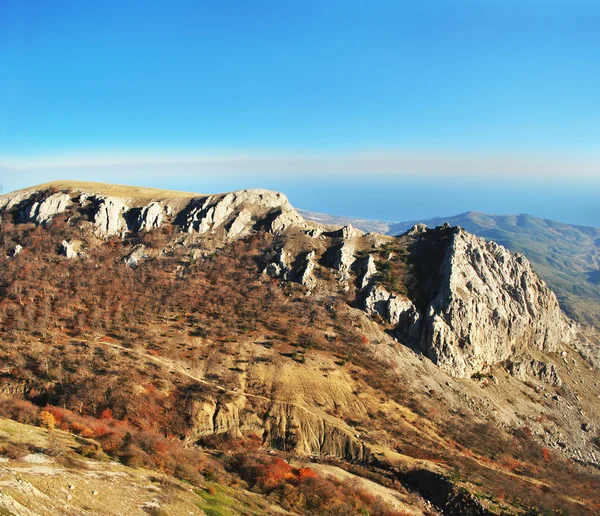 Beautiful autumn landscape in Crimea, Ukraine — Stock Photo, Image