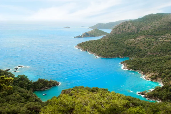 Baía azul — Fotografia de Stock