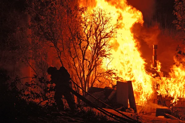 Night Fire — Stock Photo, Image