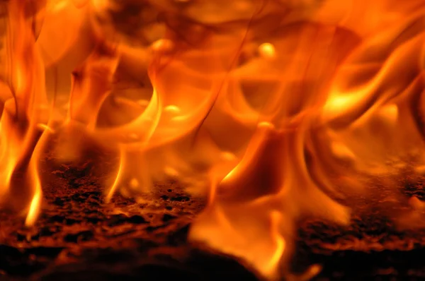 Foam Fire — Stock Photo, Image