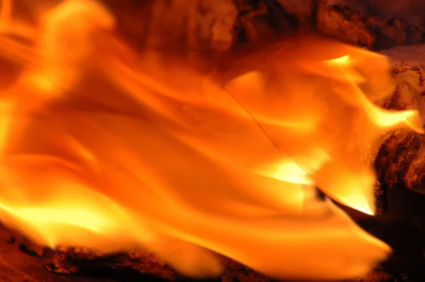 Foam Fire — Stock Photo, Image