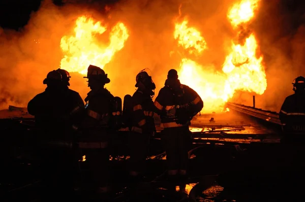 Tanker Fire — Stock Photo, Image