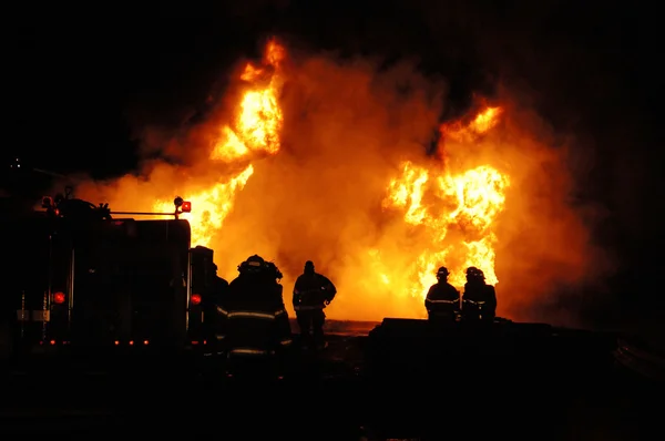 Incendie de pétrolier — Photo