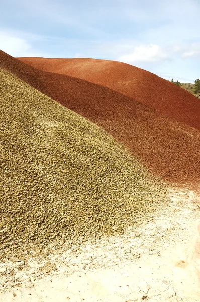 Montes de entulho de argila — Fotografia de Stock