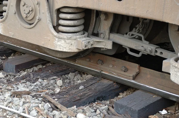 Desviación de la locomotora — Foto de Stock