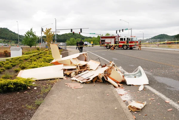 Vliegtuigcrash — Stockfoto