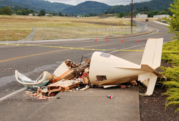 飛行機墜落事故 — ストック写真