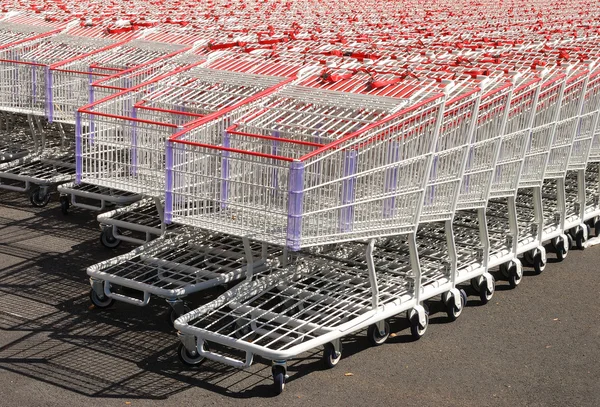 Carrinhos de compras — Fotografia de Stock