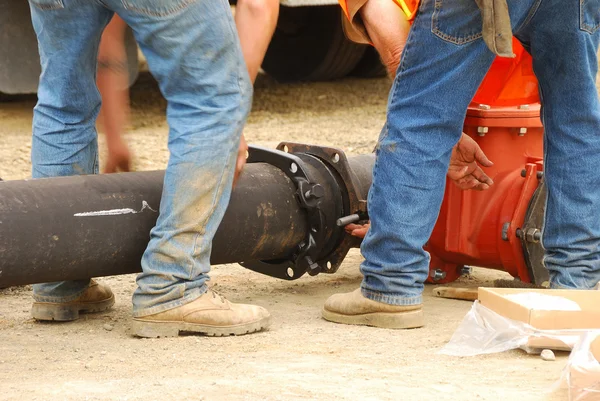 Hooking Pipe — Stock Photo, Image