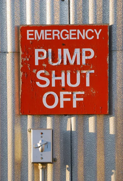 Pump Shut Off — Stock Photo, Image