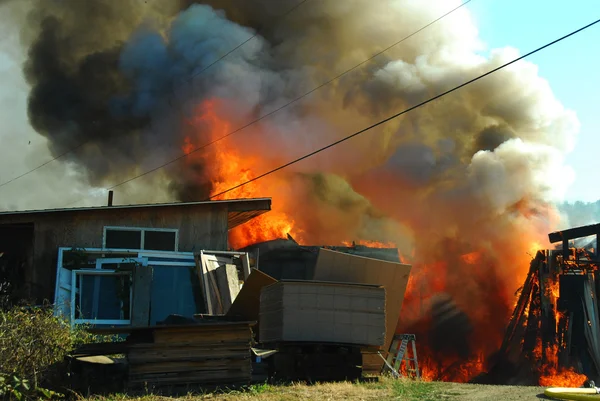 Ataque de fogo — Fotografia de Stock