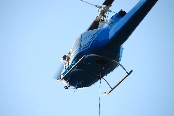 Helicóptero de incêndio — Fotografia de Stock