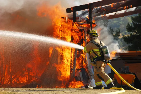 Fire Attack Stock Image