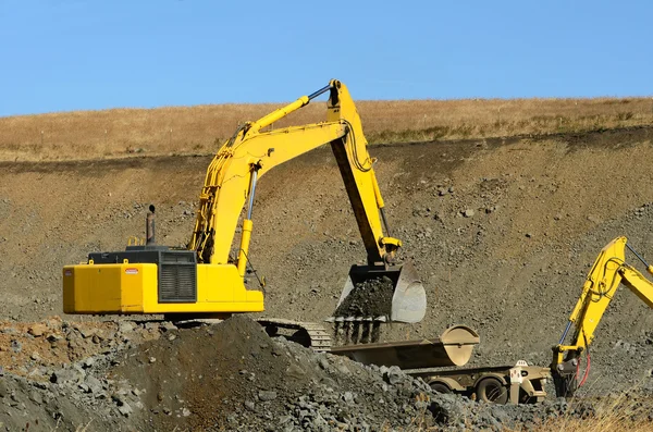 Excavadora de pista — Foto de Stock