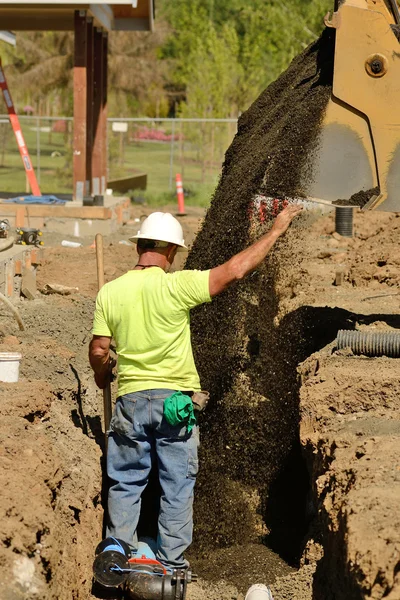 Travaux de tranchée — Photo