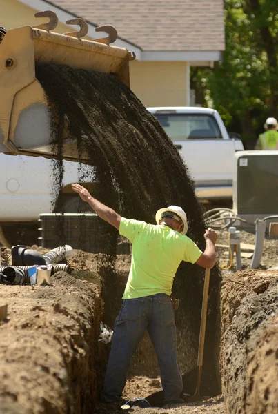 Travaux de tranchée — Photo