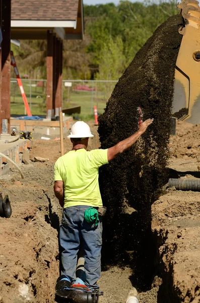 Travaux de tranchée — Photo