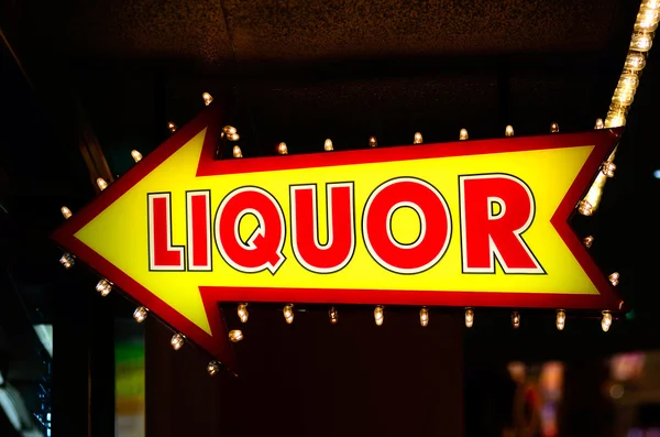 Liquor Sign — Stock Photo, Image