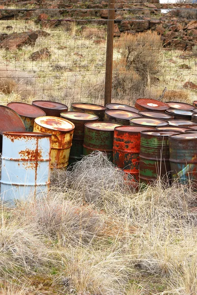 Rust Barrels — Stock Photo, Image