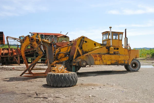 Rundholzlader — Stockfoto