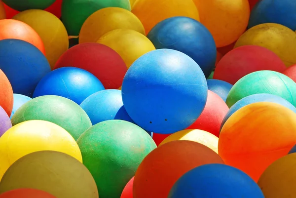 Färgade bollar — Stockfoto