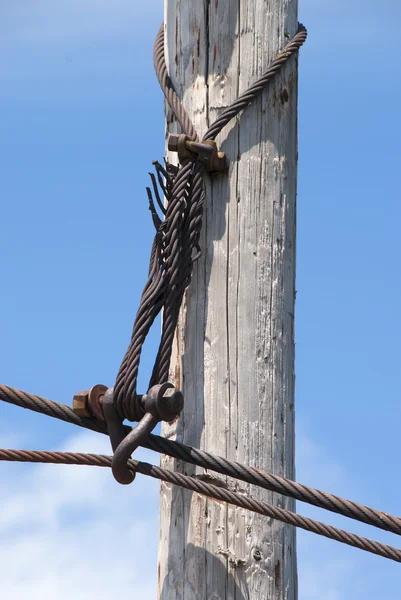 Seilstütze — Stockfoto