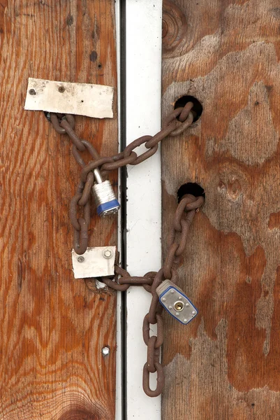 Puerta cerrada con llave —  Fotos de Stock