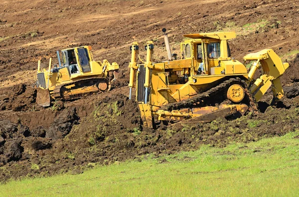 Hill bulldozer — Foto Stock