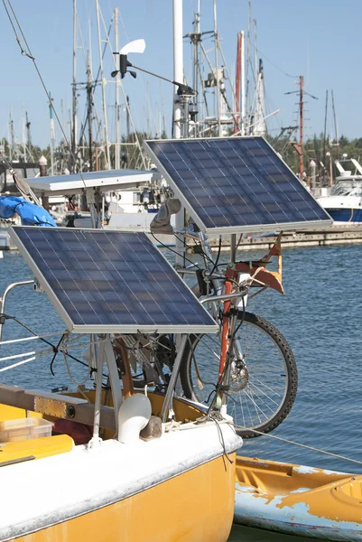 Barco solar — Fotografia de Stock
