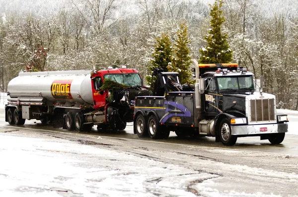 Épave de camion citerne — Photo