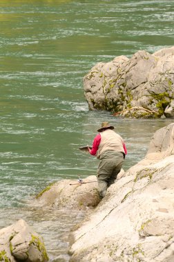 somon balığı yakalandı