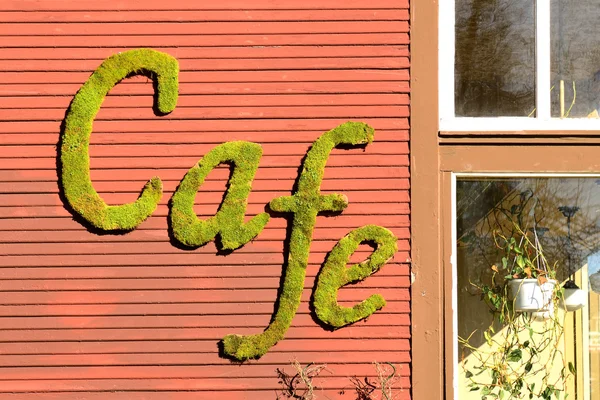 Cafe Sign — Stock Photo, Image