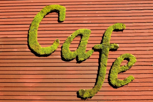 Cafe Sign — Stock Photo, Image