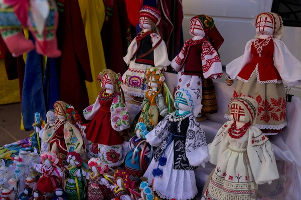 Korosten Ucrânia Setembro 2021 Uma Feira Artesanato Tradicional Livre Uma — Fotografia de Stock